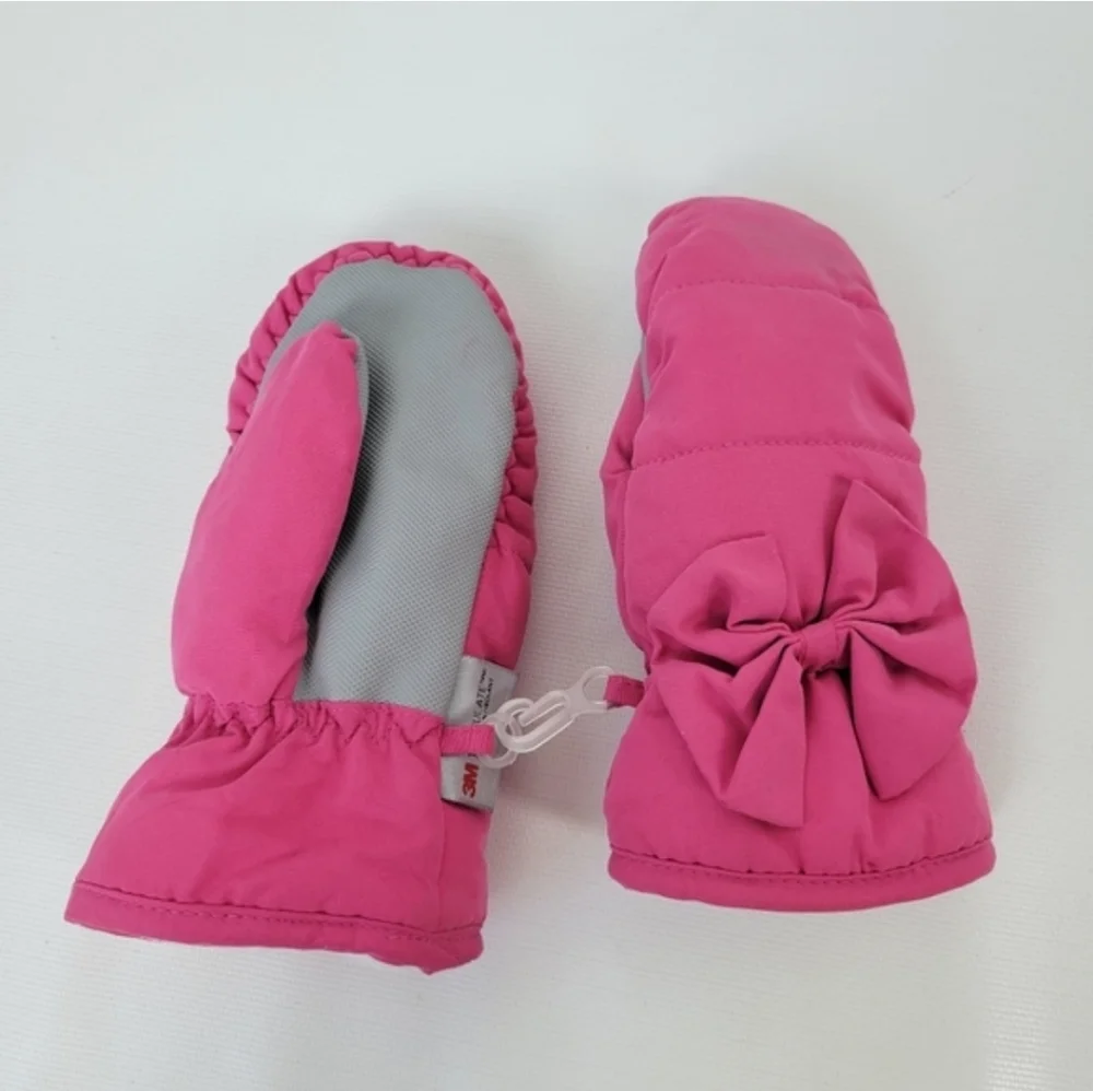 Thinsulate 3M Insulated Little Girls Winter Mittens 4y-5y Old Girl